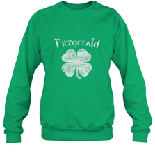 Vintage Fitzgerald Irish Shamrock St Patty's Day Crewneck Sweatshirt Crewneck Sweatshirt - HHHstores