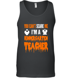 You Can't Scare Me I'm A Kindergarten Teacher Halloween Men's Tank Top