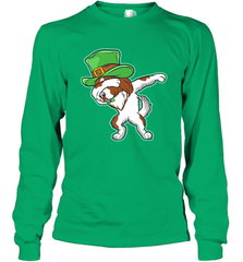 Dabbing Irish Setter Dog Leprechaun St Patricks Day Ireland Long Sleeve T-Shirt Long Sleeve T-Shirt - HHHstores