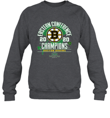 NHL ST PATRICK'S DAY Boston Bruins Fanatics 2020 Eastern Conference Champions Defensive Zone Crewneck Sweatshirt Crewneck Sweatshirt - HHHstores