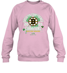 NHL ST PATRICK'S DAY Boston Bruins Fanatics 2020 Eastern Conference Champions Defensive Zone Crewneck Sweatshirt Crewneck Sweatshirt - HHHstores