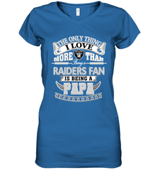 NFL The Only Thing I Love More Than Being A Oakland Raiders Fan Is Being A Papa Football Women's V-Neck T-Shirt Women's V-Neck T-Shirt - HHHstores