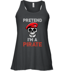Pretend I'm A Pirate Tee Funny Halloween Party Costume Gift Women's Racerback Tank Women's Racerback Tank - HHHstores
