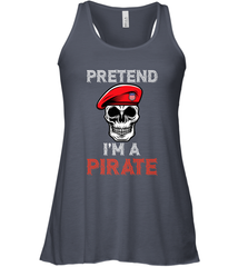 Pretend I'm A Pirate Tee Funny Halloween Party Costume Gift Women's Racerback Tank Women's Racerback Tank - HHHstores
