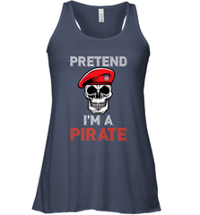 Pretend I'm A Pirate Tee Funny Halloween Party Costume Gift Women's Racerback Tank Women's Racerback Tank - HHHstores