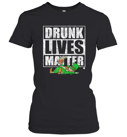 Drunk Lives Matter Leprechaun St Patricks Day Women's T-Shirt Women's T-Shirt / Black / S Women's T-Shirt - HHHstores
