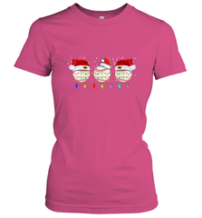 Three Baseball Balls Christmas Gift Santa Xmas lights Snow Women's T-Shirt Women's T-Shirt - HHHstores