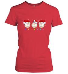 Three Baseball Balls Christmas Gift Santa Xmas lights Snow Women's T-Shirt Women's T-Shirt - HHHstores