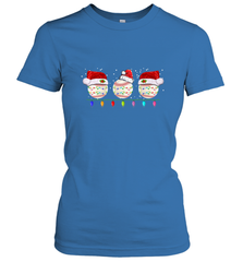 Three Baseball Balls Christmas Gift Santa Xmas lights Snow Women's T-Shirt Women's T-Shirt - HHHstores