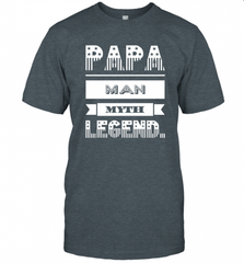 Papa Man Myth Legend Father's Day Dad Veteran Gift Men's T-Shirt Men's T-Shirt - HHHstores