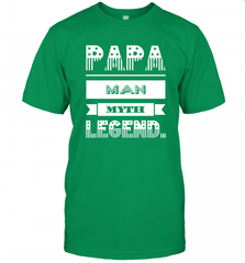 Papa Man Myth Legend Father's Day Dad Veteran Gift Men's T-Shirt Men's T-Shirt - HHHstores