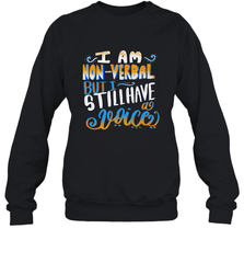Special Needs NonVerbal Autism Awesome Crewneck Sweatshirt Crewneck Sweatshirt - HHHstores