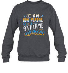 Special Needs NonVerbal Autism Awesome Crewneck Sweatshirt Crewneck Sweatshirt - HHHstores