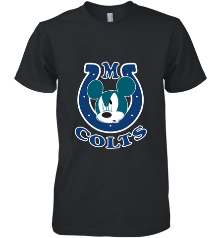 Nfl Colts Champion Mickey Mouse Team Men's Premium T-Shirt Men's Premium T-Shirt / Black / XS Men's Premium T-Shirt - HHHstores