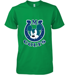 Nfl Colts Champion Mickey Mouse Team Men's Premium T-Shirt