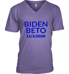 Vote Democrat Joe Biden for President Beto O'Rourke Men's V-Neck Men's V-Neck - HHHstores