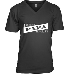 Best Papa Ever  Father's Day Men's V-Neck