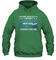HOCKEY Yours Mom Cheers For Me Hooded Sweatshirt Hooded Sweatshirt - HHHstores