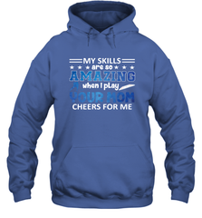 HOCKEY Yours Mom Cheers For Me Hooded Sweatshirt Hooded Sweatshirt - HHHstores