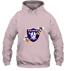 Nfl Oakland Raiders Champion Mickey Mouse Hooded Sweatshirt Hooded Sweatshirt - HHHstores