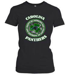 NFL Carolina Panthers Logo Happy St Patrick's Day Women's T-Shirt