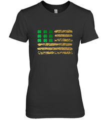 American Flag Green Shamrock Shirt St Patricks Day Women's Premium T-Shirt Women's Premium T-Shirt - HHHstores