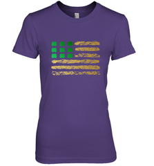 American Flag Green Shamrock Shirt St Patricks Day Women's Premium T-Shirt Women's Premium T-Shirt - HHHstores
