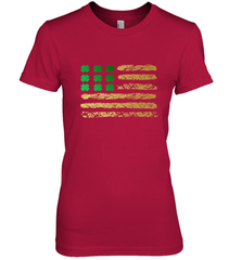American Flag Green Shamrock Shirt St Patricks Day Women's Premium T-Shirt Women's Premium T-Shirt - HHHstores