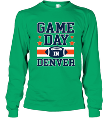 NFL Denver Co Game Day Football Home Team Colors Long Sleeve T-Shirt Long Sleeve T-Shirt - HHHstores