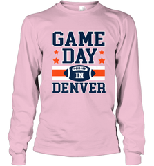 NFL Denver Co Game Day Football Home Team Colors Long Sleeve T-Shirt Long Sleeve T-Shirt - HHHstores