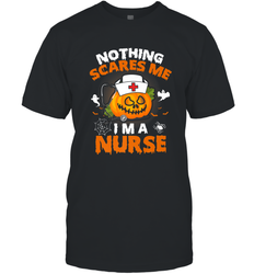 Nurse Halloween Gifts Nothing Scares Me I Am A Nurse Men's T-Shirt