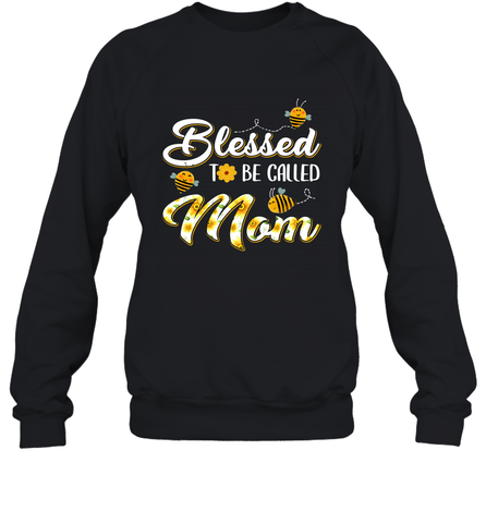 Blessed to be called Mom Crewneck Sweatshirt Crewneck Sweatshirt / Black / S Crewneck Sweatshirt - HHHstores