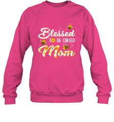 Blessed to be called Mom Crewneck Sweatshirt Crewneck Sweatshirt - HHHstores