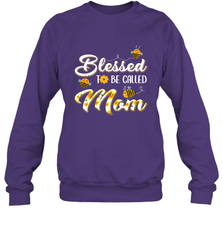 Blessed to be called Mom Crewneck Sweatshirt Crewneck Sweatshirt - HHHstores