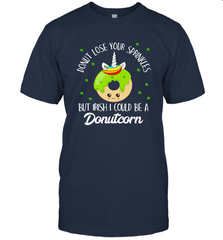 Donutcorn Funny Cute Donut Unicorn Irish St Patrick's Day Men's T-Shirt Men's T-Shirt - HHHstores