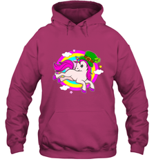 Irish Leprechaun Unicorn Cute St Patricks Day Ireland Hooded Sweatshirt Hooded Sweatshirt - HHHstores