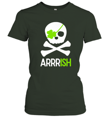 St. Patricks Day Irish Pirate Skull and Cross bones Women's T-Shirt Women's T-Shirt - HHHstores