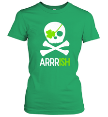 St. Patricks Day Irish Pirate Skull and Cross bones Women's T-Shirt Women's T-Shirt - HHHstores
