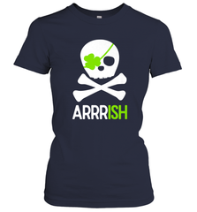 St. Patricks Day Irish Pirate Skull and Cross bones Women's T-Shirt Women's T-Shirt - HHHstores