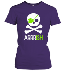 St. Patricks Day Irish Pirate Skull and Cross bones Women's T-Shirt Women's T-Shirt - HHHstores