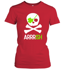 St. Patricks Day Irish Pirate Skull and Cross bones Women's T-Shirt Women's T-Shirt - HHHstores