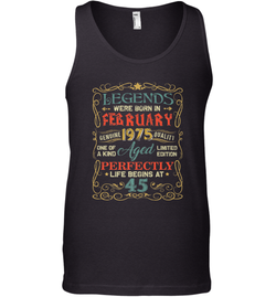 Legends Were Born In FEBRUARY 1975 45th Birthday Gifts Men's Tank Top