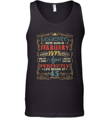 Legends Were Born In FEBRUARY 1975 45th Birthday Gifts Men's Tank Top Men's Tank Top - HHHstores