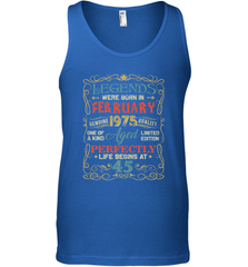 Legends Were Born In FEBRUARY 1975 45th Birthday Gifts Men's Tank Top Men's Tank Top - HHHstores
