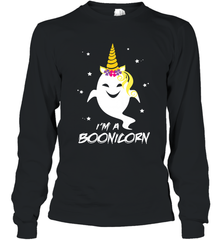 I'm A Boonicorn Cute Halloween Unicorn Boo Ghost Long Sleeve T-Shirt Long Sleeve T-Shirt - HHHstores