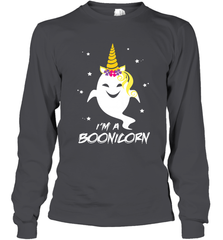I'm A Boonicorn Cute Halloween Unicorn Boo Ghost Long Sleeve T-Shirt Long Sleeve T-Shirt - HHHstores