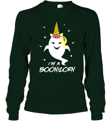 I'm A Boonicorn Cute Halloween Unicorn Boo Ghost Long Sleeve T-Shirt Long Sleeve T-Shirt - HHHstores