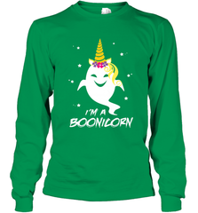 I'm A Boonicorn Cute Halloween Unicorn Boo Ghost Long Sleeve T-Shirt Long Sleeve T-Shirt - HHHstores