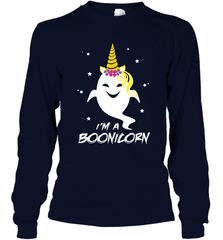 I'm A Boonicorn Cute Halloween Unicorn Boo Ghost Long Sleeve T-Shirt Long Sleeve T-Shirt - HHHstores