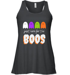 Just Here For The Boos Shirt Funny Halloween Drinking Women's Racerback Tank